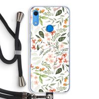 Sweet little flowers: Huawei Y6s Transparant Hoesje met koord