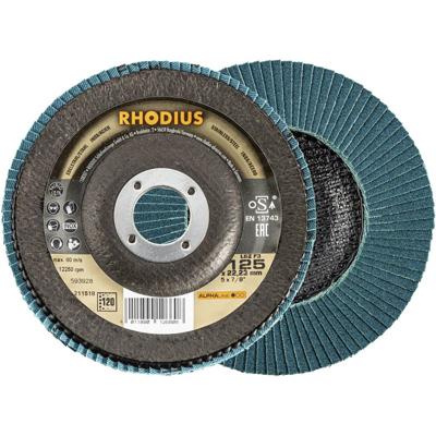 Rhodius 211518 LSZ F3 Lamellenschijf RVS, Staal 10 stuk(s)
