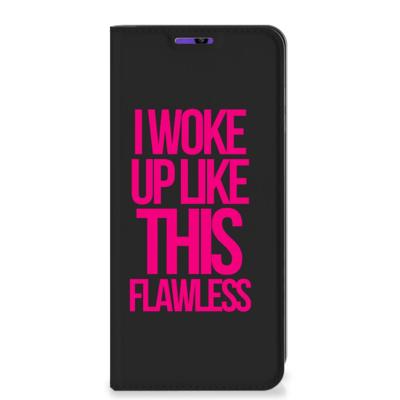 Samsung Galaxy A22 4G | M22 Hoesje met tekst Woke Up - Origineel Cadeau Zelf Maken Samsung Galaxy A22 4G | M22 Hoesje met tekst Woke Up - Origineel Cadeau Zelf Maken