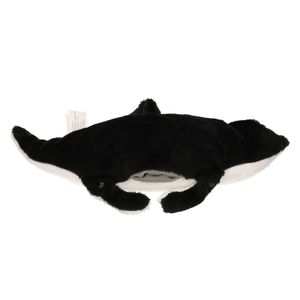 Pluche zwart/witte mantarog knuffel 26 cm speelgoed