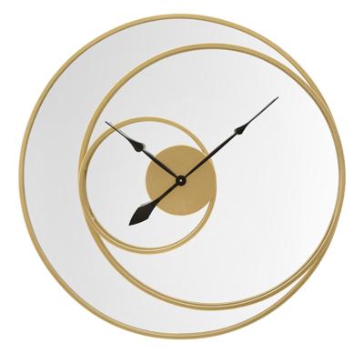 WANDSPIEGEL MET KLOK CM Ø 90X5,5