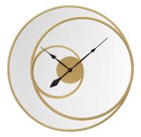 WANDSPIEGEL MET KLOK CM Ø 90X5,5