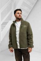 Enfance Fleece Jas Heren Donkergroen - Maat L - Kleur: Donkergroen | Soccerfanshop