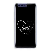 Best heart black: Honor 9 Transparant Hoesje - thumbnail