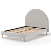 25% korting - Leen Bakker - Vipack Bed Moon - 140x200 Cm - Stof - Grijs - 212x147x132 Cm 25% korting - Leen Bakker - Vipack Bed Moon - 140x200 Cm - Stof - Grijs - 212x147x132 Cm