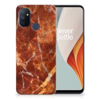 OnePlus Nord N100 | TPU | Siliconen hoesje | Marmer Bruin