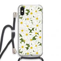 Summer Daisies: iPhone X Transparant Hoesje met koord - thumbnail