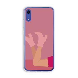 Pink boots: Honor Play 8A Transparant Hoesje