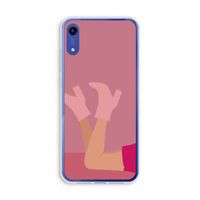 Pink boots: Honor Play 8A Transparant Hoesje