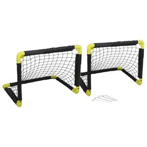 Dunlop Voetbaldoeltjes - 2 stuks - opvouwbaar - 50 cm - voetbaldoel