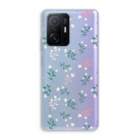 Small white flowers: Xiaomi 11T Transparant Hoesje