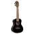 Ortega RUOX-CC Onyx Series Concert Size Ukulele Black concert ukelele met gigbag