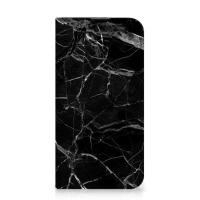 iPhone 13 Pro | Standcase | Marmer Zwart - Origineel Cadeau Vader iPhone 13 Pro | Standcase | Marmer Zwart - Origineel Cadeau Vader