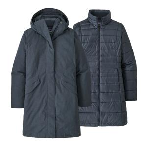 Patagonia Vosque 3-In-1 Dames Parka Smolder Blue S