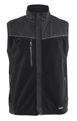Blåkläder Winddicht fleecevest 38552524 | Zwart | Maat S - 7330509485446