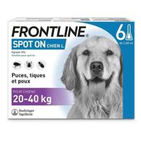 FRONTLINE Spot On dog 20-40kg - 6 pipetten