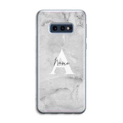 Ivory Marble: Samsung Galaxy S10e Transparant Hoesje