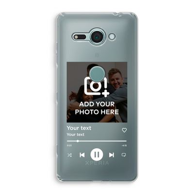 Music Player: Sony Xperia XZ2 Compact Transparant Hoesje