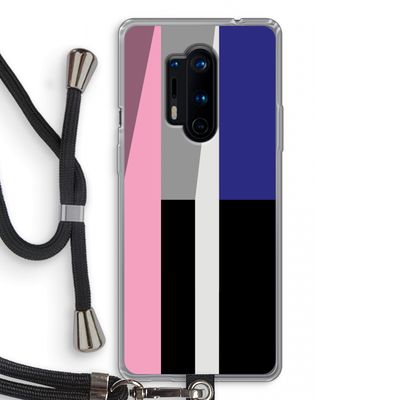 Gestalte 4: OnePlus 8 Pro Transparant Hoesje met koord