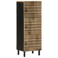 Hoge kast 40x33,5x110 cm massief ruw mangohout Hoge kast 40x33,5x110 cm massief ruw mangohout