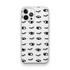 Eye pattern #2: iPhone 12 Pro Transparant Hoesje