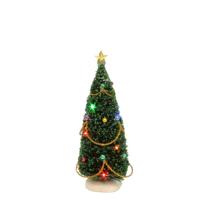 Kerstboom met verlichting 15 cm hoog - Luville