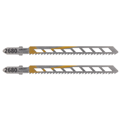 Wolfcraft Decoupeerzaagbladen | T-schacht | CV | 75mm | 2 stuks - 2680000