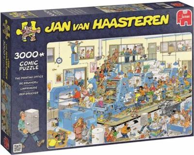 Jan van Haasteren - De Drukkerij Puzzel 3000 Stukjes