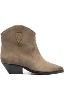 ISABEL MARANT bottines Dewina 45 mm en daim - Marron