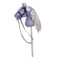 Stokpaard - paars - 68 cm