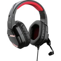 Trust GXT448 NIXXO Over Ear headset Gamen Kabel Stereo Zwart/rood Volumeregeling, Microfoon uitschakelbaar (mute) - thumbnail