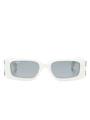 Off-White Eyewear lunettes de soleil Roma à monture rectangulaire - Blanc