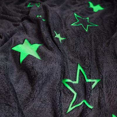 Glow in the dark fleecedeken