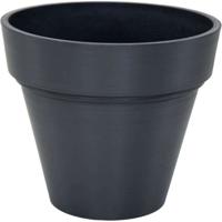 Vaso - MEGA COLLECTIONS - Ecostone Planter - Ø 55 cm - H 51 cm - Nero