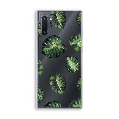 Tropische bladeren: Samsung Galaxy Note 10 Plus Transparant Hoesje