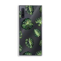 Tropische bladeren: Samsung Galaxy Note 10 Plus Transparant Hoesje