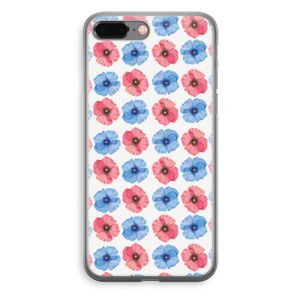 Klaproosjes: iPhone 8 Plus Transparant Hoesje