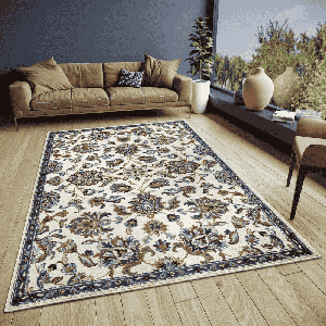 Vloerkleed Caracci - Creme maat: 120x80cm - materiaal: Polypropyleen - Dekbed-Discounter.nl