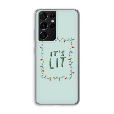 It's Lit: Samsung Galaxy S21 Ultra Transparant Hoesje