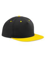 Beechfield CB610c 5 Panel Contrast Snapback - Black/Yellow - One Size - thumbnail