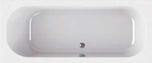 Ben Obvio inbouwbad met ligzijde links 170x75cm glans wit acryl