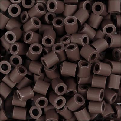 NABBI Biobeads van , afm 5x5 mm, gatgrootte 2.5 mm, medium, bruin, 3000 stuk/ 1 doos