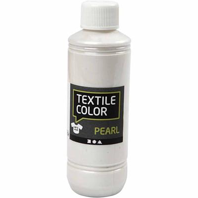 Creativ Company Textile color, parelmoer, base, 250 ml/ 1 fles