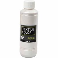 Creativ Company Textile color, parelmoer, base, 250 ml/ 1 fles