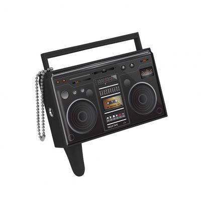 Balvi audiosplitter radio 7x 3,2 cm ABS wit