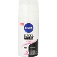 Deodorant spray black & white invisible mini - thumbnail