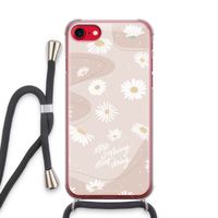 Daydreaming becomes reality: iPhone SE 2020 Transparant Hoesje met koord