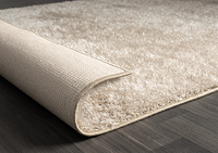 Hoogpolig Glanzend Vloerkleed Galaxy Beige-Ø 120 cm Hoogpolig Glanzend Vloerkleed Galaxy Beige-Ø 120 cm