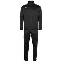 Hummel 105006K Valencia Polyester Suit Kids - Black-Green - 152 - thumbnail