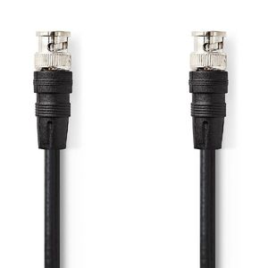 Nedis BNC Videokabel BNC Male BNC Male 1,0 m Zwart